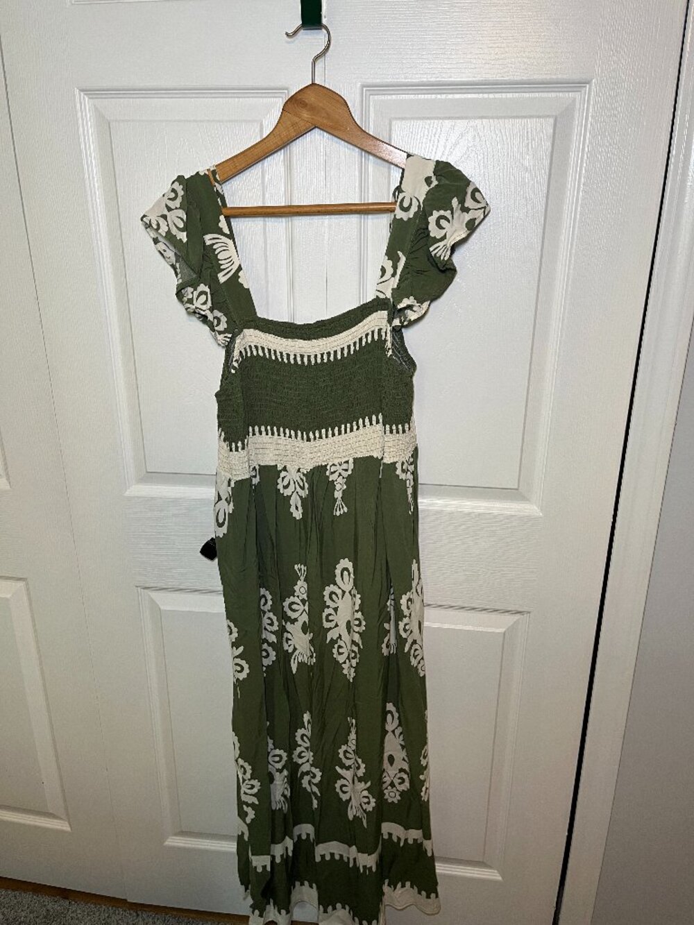 Shein Curve Green Boho Maxi Dress 3XL